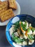 Tumis Buncis dengan Fish Roll