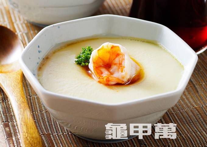蒸烤好味道 鮮蝦茶碗蒸食譜與作法by 龜甲萬 Cookpad