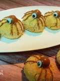 Peanut butter spider cookies