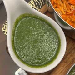 A picture of Coriander Chutney (Indian) - So perfect and great with Popadoms or full meal - Enjoy :P.