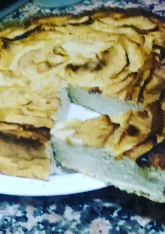 Una foto de Tarta de manzana light