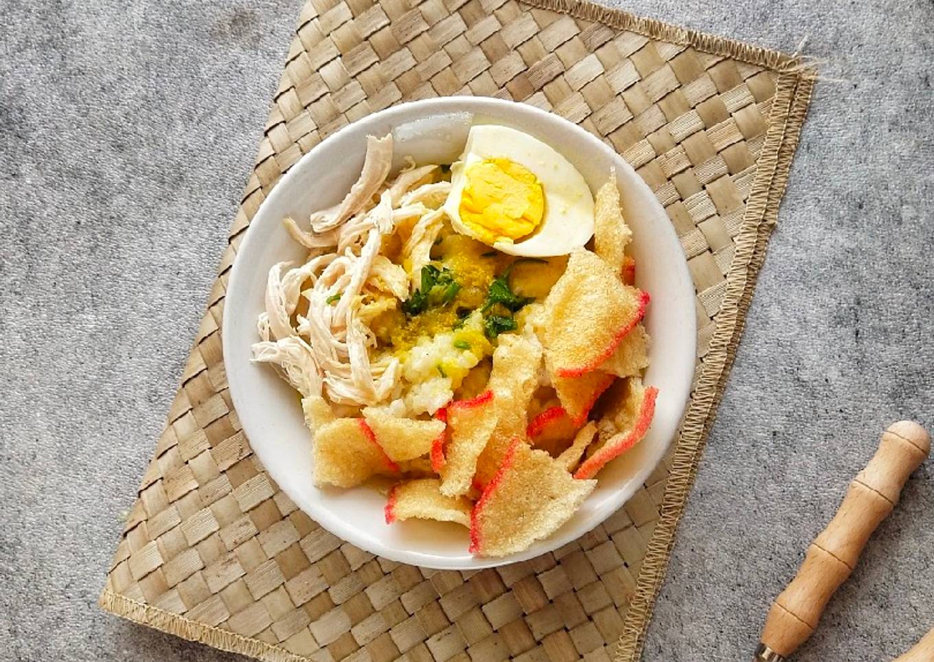 Bubur Ayam Kuah Kuning