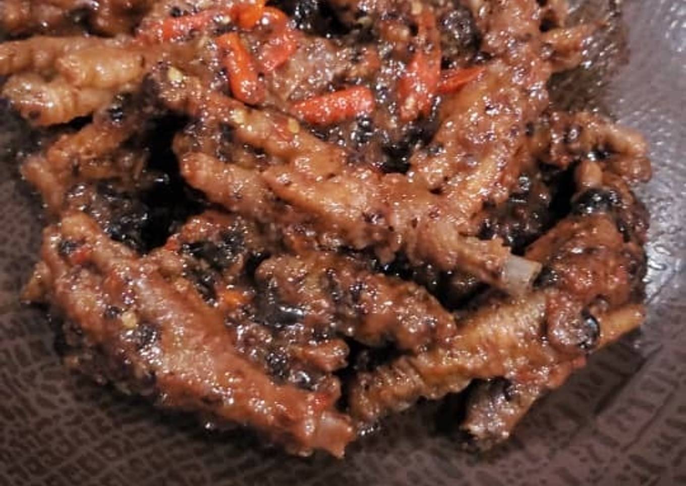Kaki ayam dimsum (Tanpa Presto)