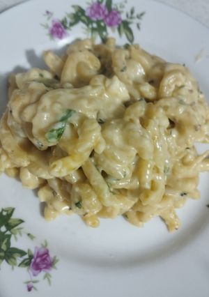عکسی از دستور مک اند چیز(ماکارونی و پنیر) 😋
