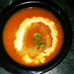 Tomato soup A picture of Tomato soup.