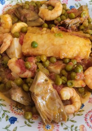 Una foto de Bacalao a la catalana