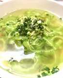 Canh khổ qua nấu tép khô