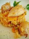 Arroz meloso con chipirones