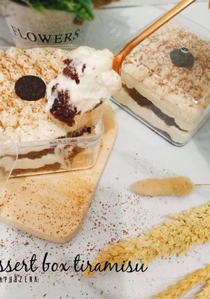 Foto resep Dessert box tiramisu