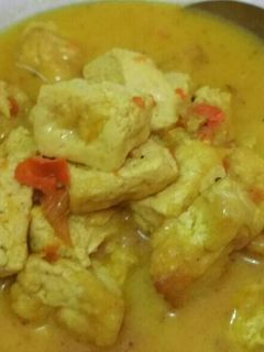 Foto resep Sayur tahu santan