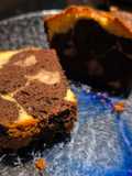 Cake marbré au chocolat noir