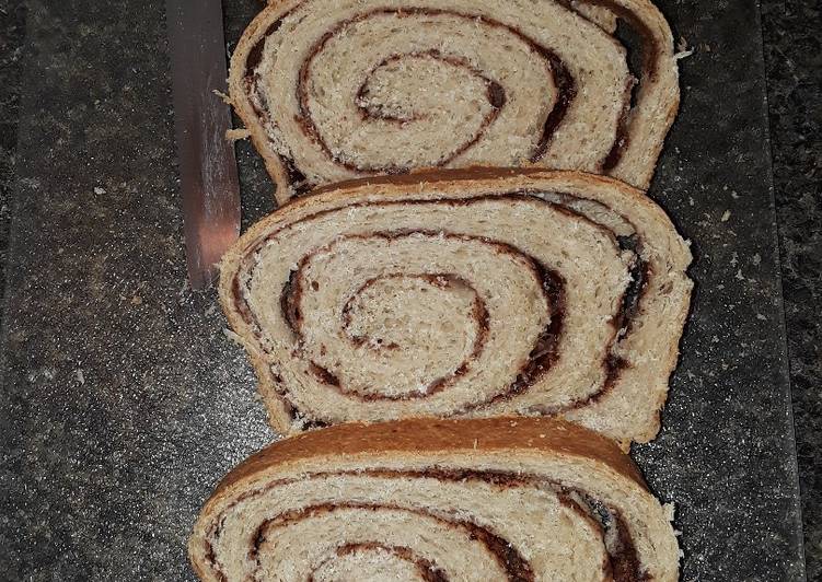 Recipe of Quick Homemade Cinnamon Swirl Bread