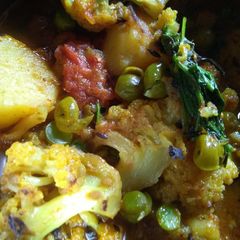 A picture of Aaloo gobi.