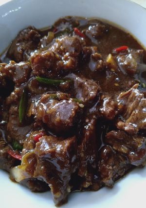 Foto resep Daging sapi lada hitam