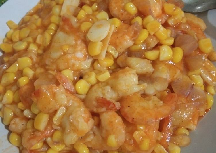 Resep Udang asam manis pedas Anti Gagal