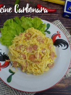 Foto resep Fettuccine Carbonara
