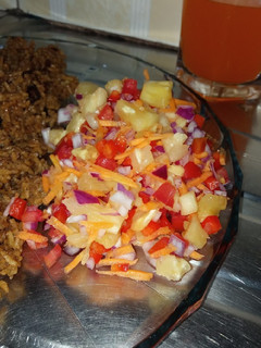 A picture of Pineapple salsa.