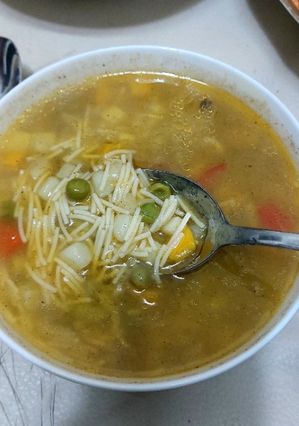 صورة لوصفة شوربة الشعيرية الصحية