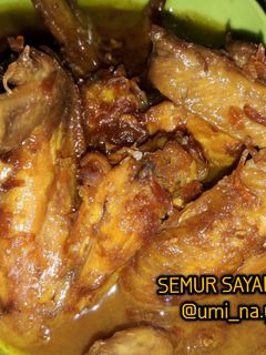 Foto resep Semur sayap ayam