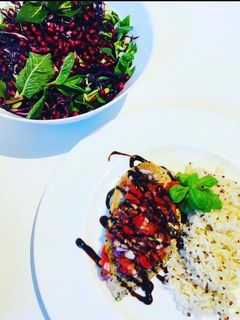 Schnelle Hähnchen-Bruschetta mit Balsamico Rezepthauptbild