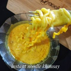 Instant noodle khausay A picture of Instant noodle khausay.