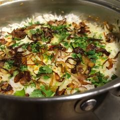 A picture of Dum Biryani.