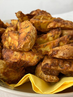 Una foto de Patatas al estilo Cajún al horno (Patatas Deluxe o Wedges)