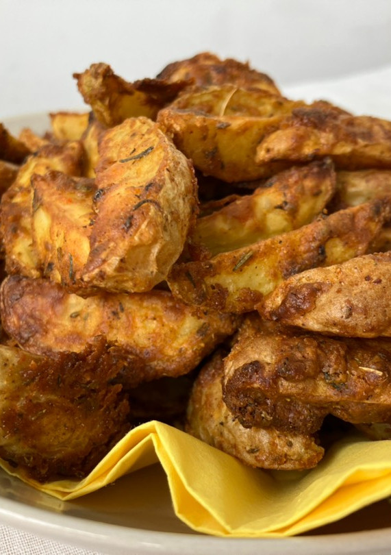 Una foto de Patatas al estilo Cajún al horno (Patatas Deluxe o Wedges)