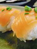 Nigiri de salmón ahumado