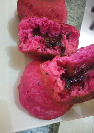 Foto resep Donat Buah Naga