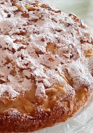 Foto principal de Tarta de manzanas y yogurt 🍎