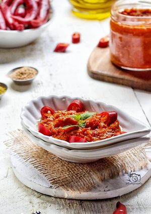 صورة لوصفة هريسة الشطة 🌶️