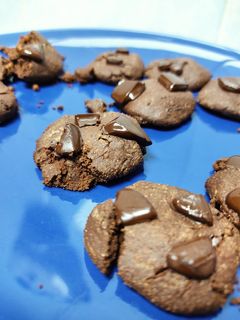 Una foto de Galletas cookies de chocolate