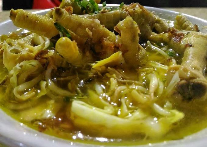 Soto ayam ceker