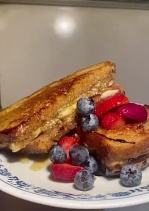 Foto de Sandes de Manteiga de Amendoim com Banana e Compota