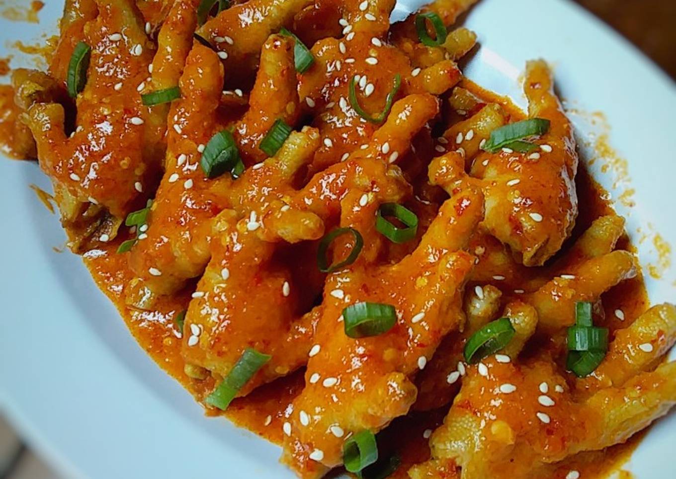 Ceker pedas ala korea
