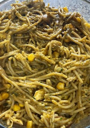 Una foto de Spaghetti poblano