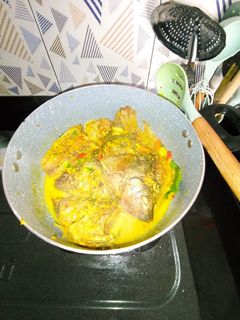 Foto resep 1. Mangut ikan mujair