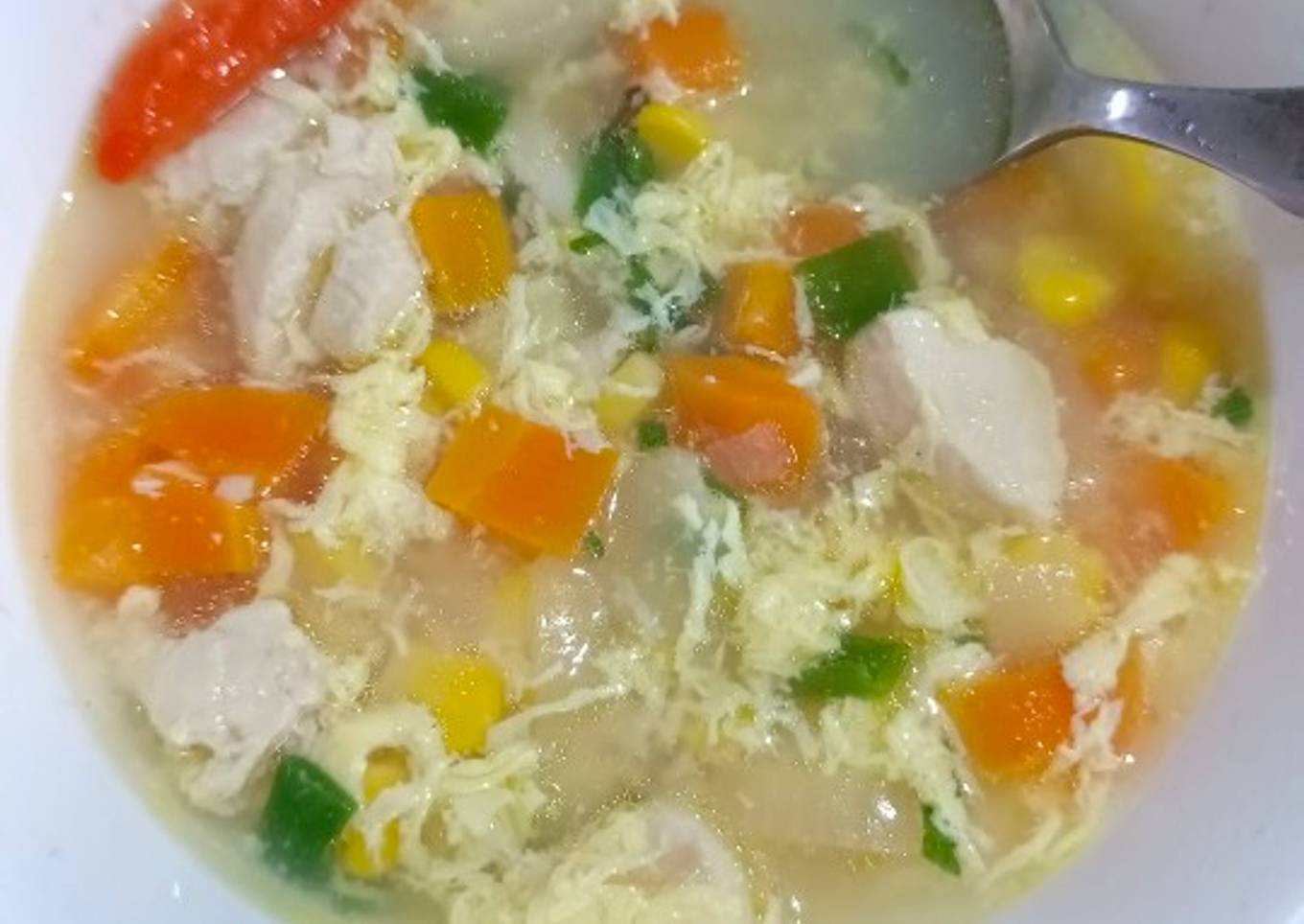 Sop jagung minimalis
