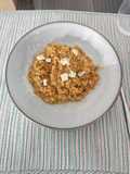 Risotto de calabaza y queso azul