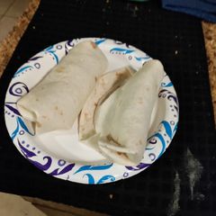 A picture of Angus sweet burrito.