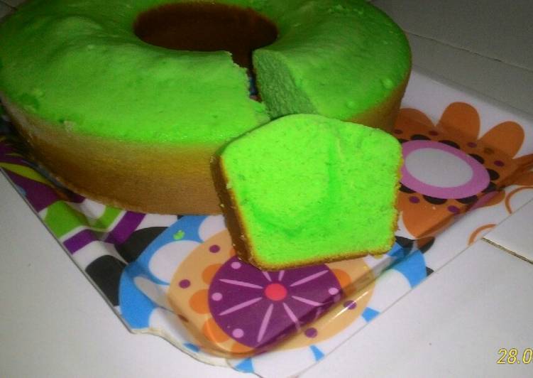 Bolu Pandan Asli (No SP, No BP dan no Margarine)