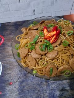 Foto resep Spaghetti goreng pedas