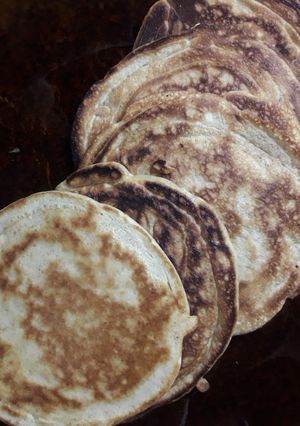 Una foto de Pancakes integrales de vainilla 💖