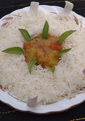 A picture of Sambhar Rice (Maa ki pasand).