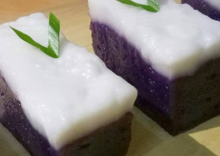 Resep Kue talam ubi ungu oleh Dapur Renkganis - Cookpad