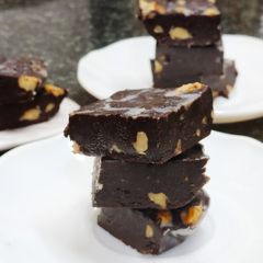 A picture of 3 Ingredients Eggless Chocolate Fudge !!.