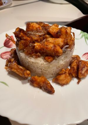 Una foto de Pollo teriyaki