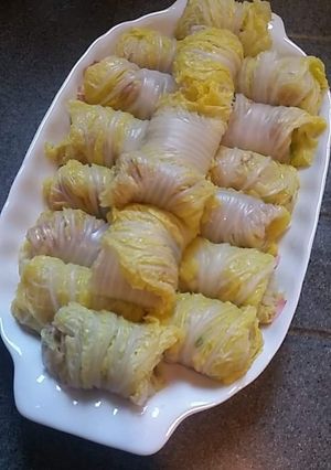 Foto resep Steam sawi putih isi ayam dan sayuran