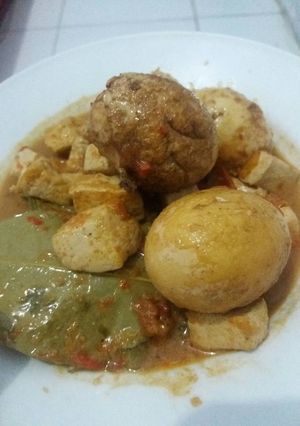 Foto resep Telur tahu pedas
